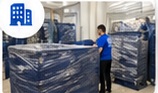 Commercial move with protected equipment